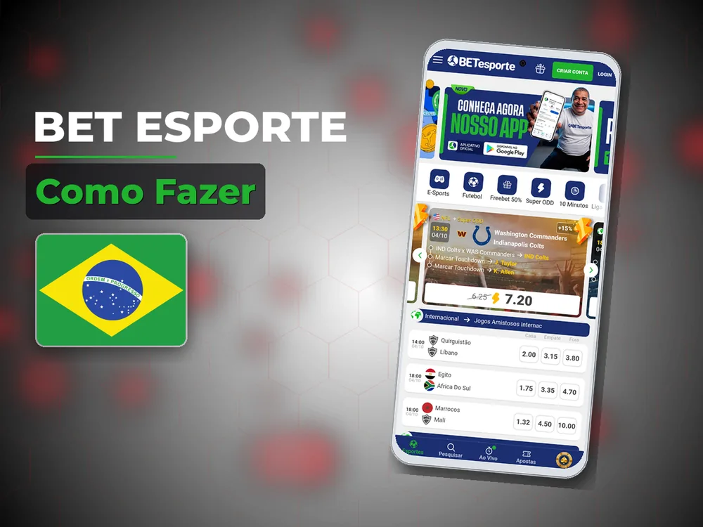 Bet Esporte - Como Fazer