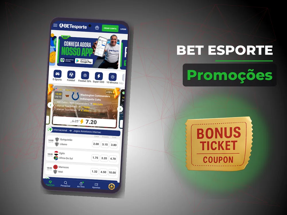 Bet Esporte - Promoções