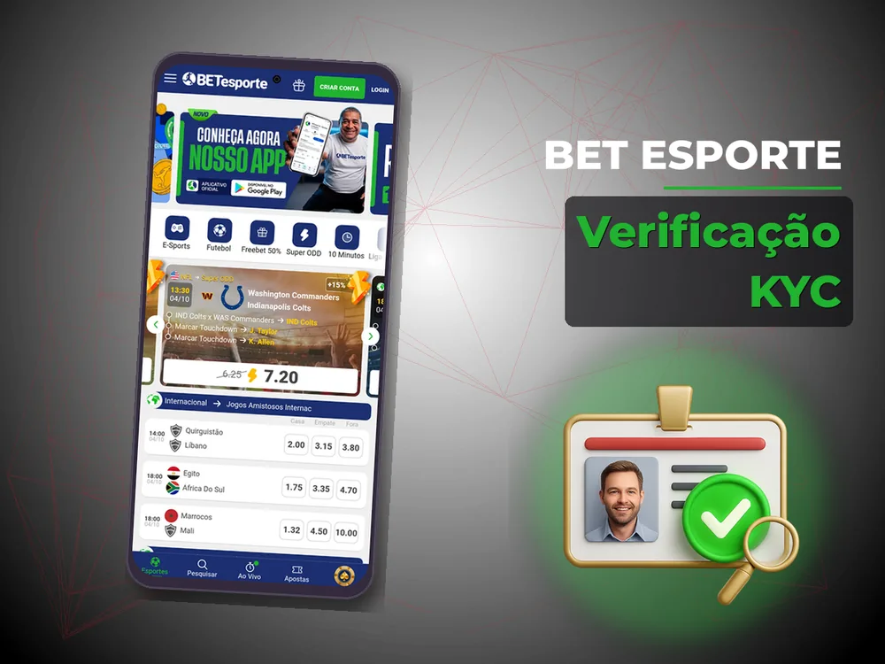 Bet Esporte - Verificação KYC