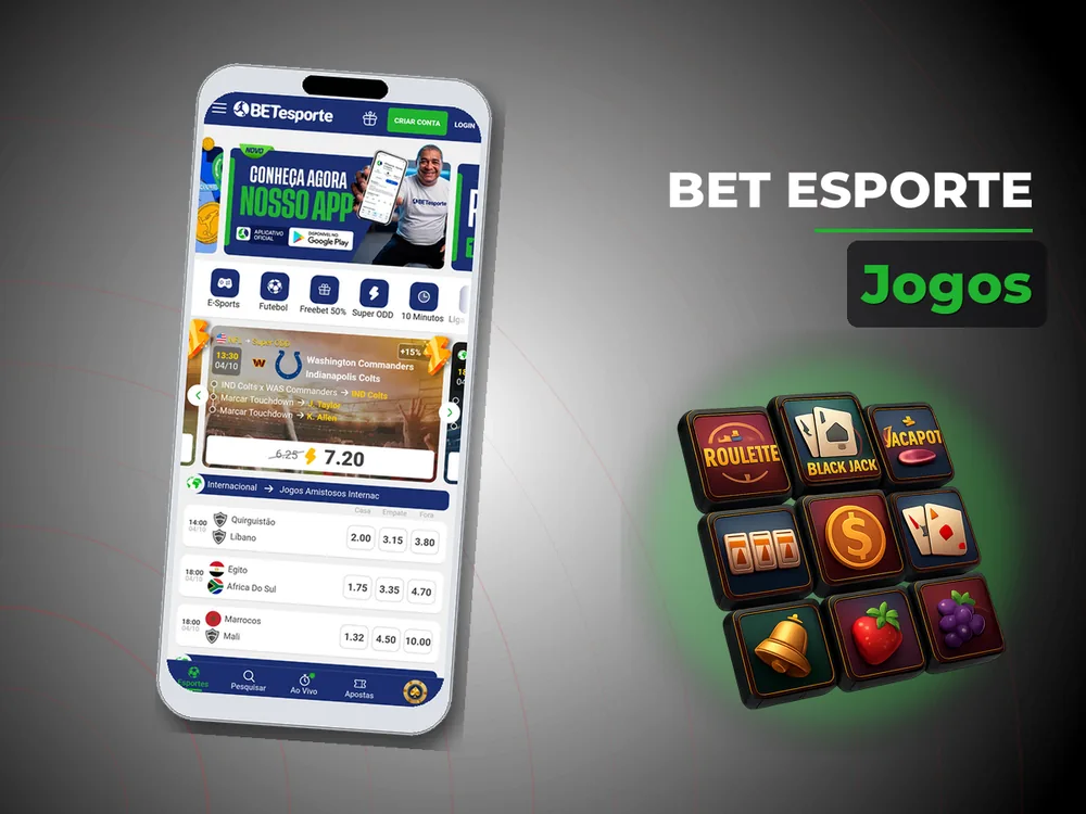 Bet Esporte - Jogos