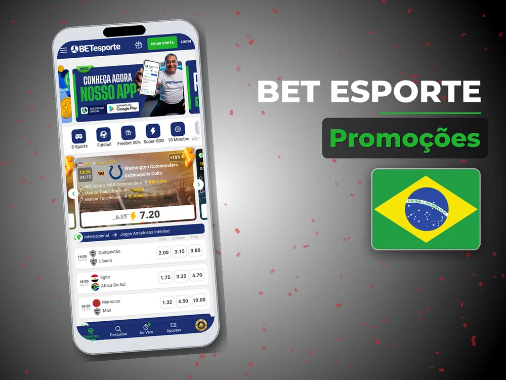 Bet Esporte - Promoções