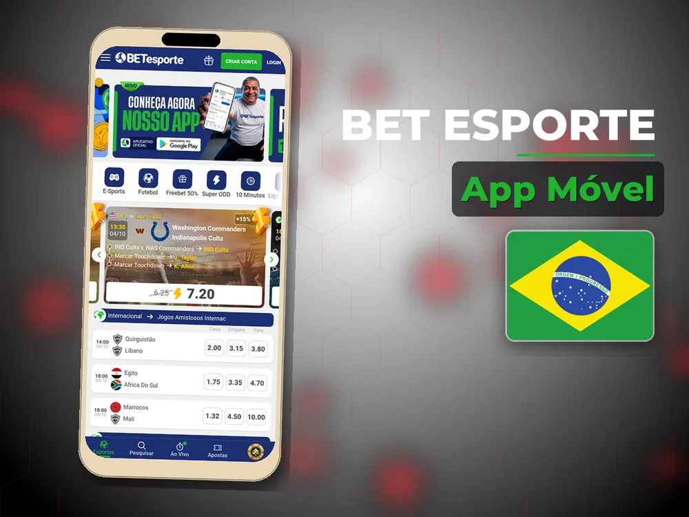 Bet Esporte - App Móvel